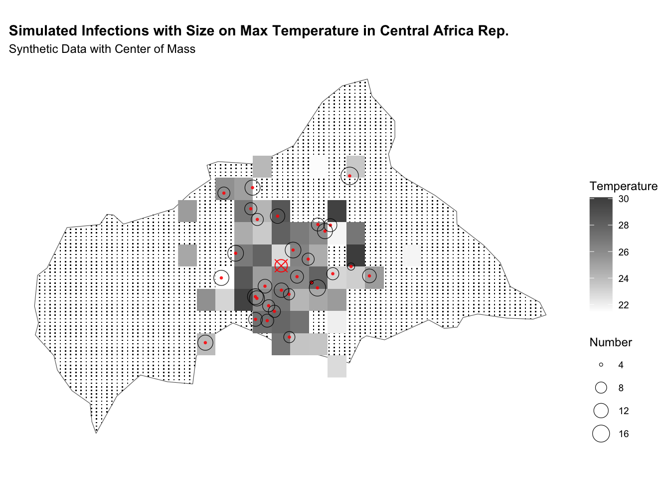 Map of Central Africa Rep.